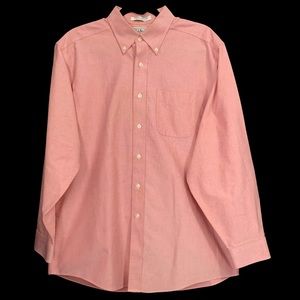 L.L. Bean Wrinkle Resistant Traditional Fit Long Sleeves Dress Shirt